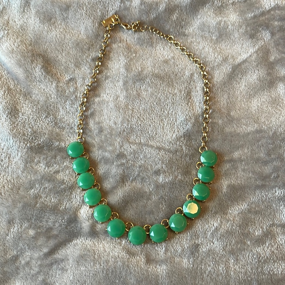 Green jewel necklace